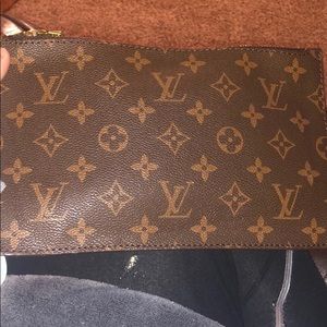 Louis Vuitton wallet/cosmetic bag